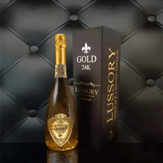 LUSSORY PREMIUM GOLD 24K 0%Alc Sparkling Vegan Wine