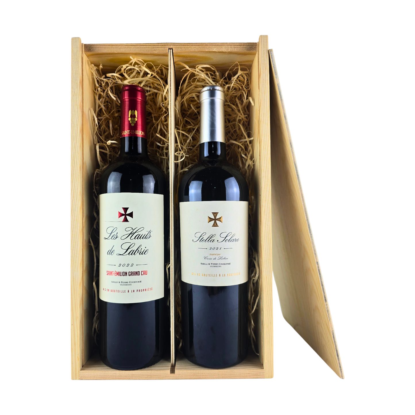 Bordeaux Croix De Labrie organic and vegan Red and White Gift Set