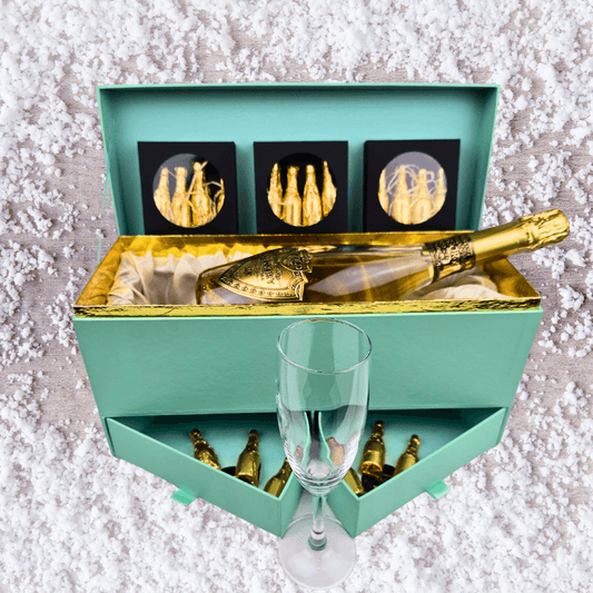 Luxury 24K Gold Alcohol Free Sparking with Complimetary Chocolates