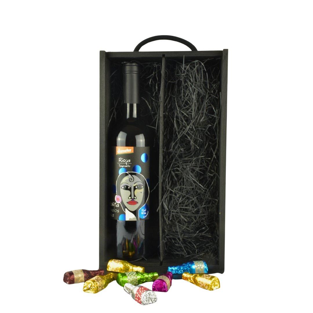 Rioja & Chocolate Gift Box Organic and Vegan Wine - www.absoluteorganicwine.com